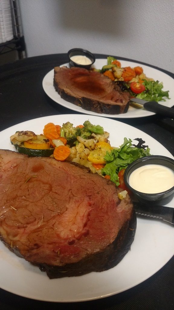 Prime rib dinners