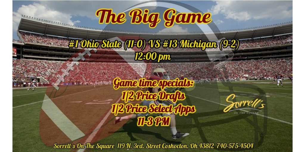 The Big Game. OSU vs Michigan