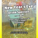 New Year's Eve Drink Specials