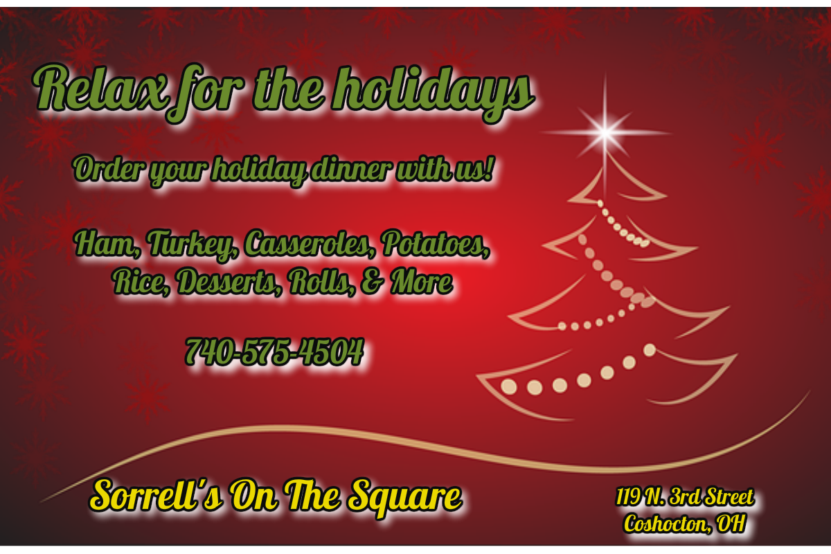 Relax for the holidays - catering