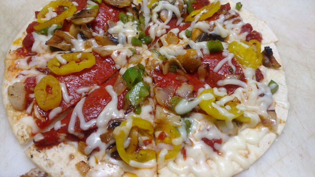 Flatbread pizza