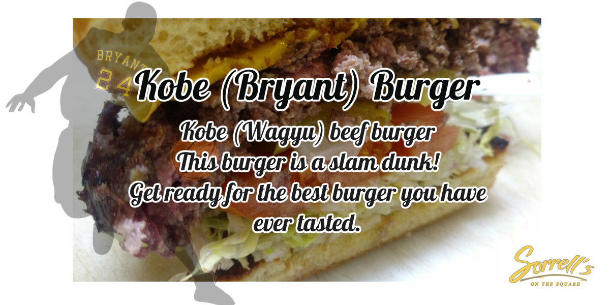 Kobe Bryant burger (wagyu)