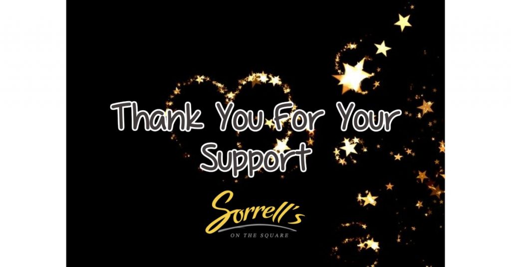 Thank you for your support