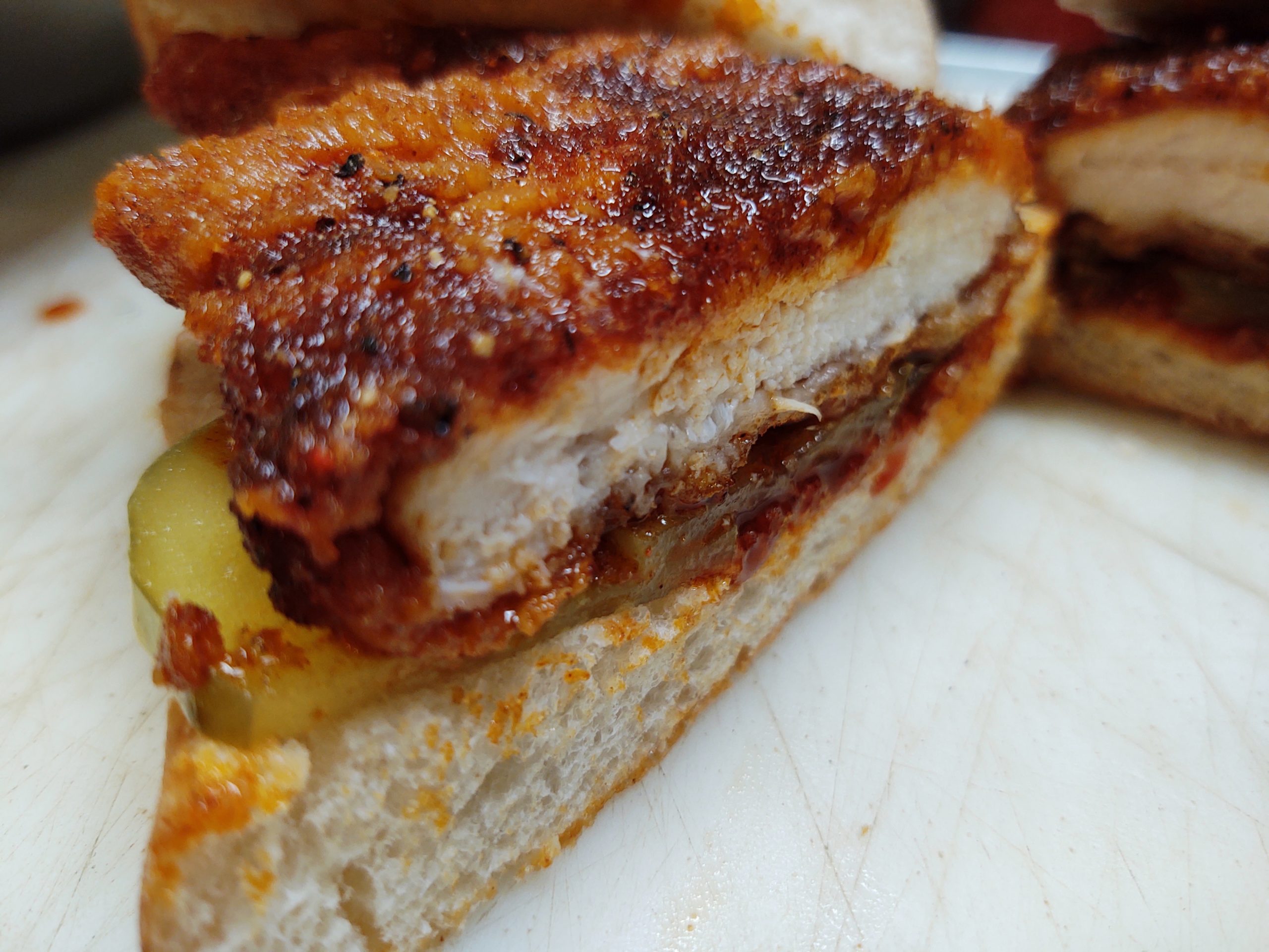 Buckeye Hot Chicken Sandwich