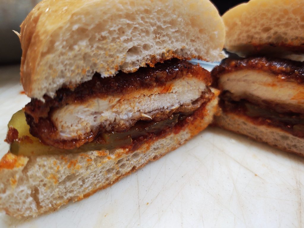Buckeye Hot Chicken Sandwich