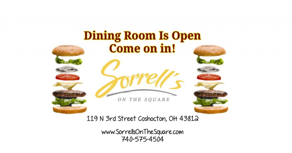 Dining room is open