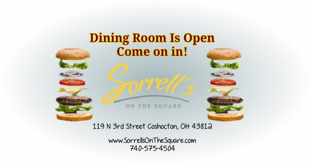 Dining room is open till 9