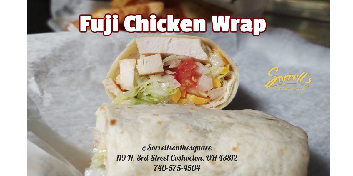 Fuji Chicken Wrap - Sorrell's On The Square