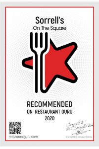 Restaurant Guru Recommends Sorrell's On The Square