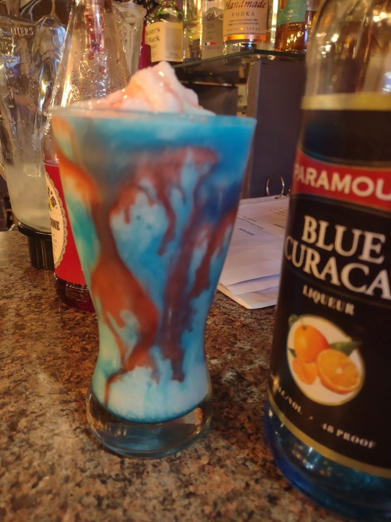 Red, White, And Blue Colada.