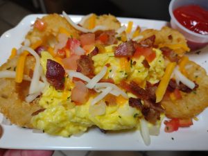 Tater Tot Rings Breakfast Appetizer